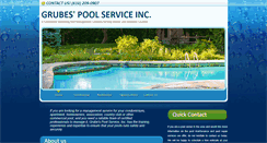 Desktop Screenshot of grubespoolservices.com